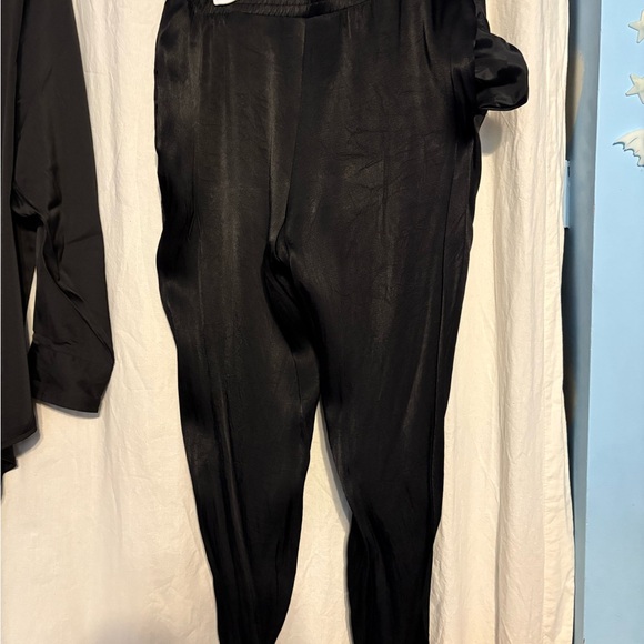 Women’s Silky set. Shirt:George-large. Pants: Zara-large. Worn a couple times. - Picture 8 of 8